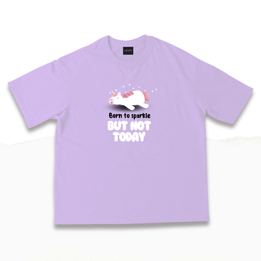 UNICORN  LILAC OVERSIZED TSHIRT