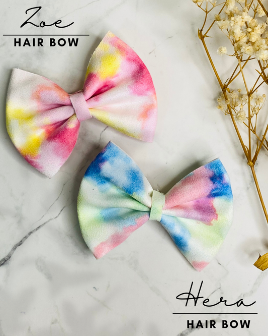 WATERCOLOUR HAIR BOW