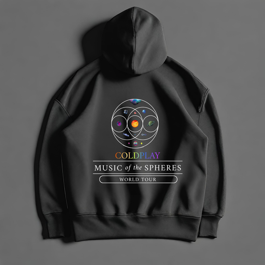 COLDPLAY MUSIC OF THE SPHERE OVERSIZED  HOODIE