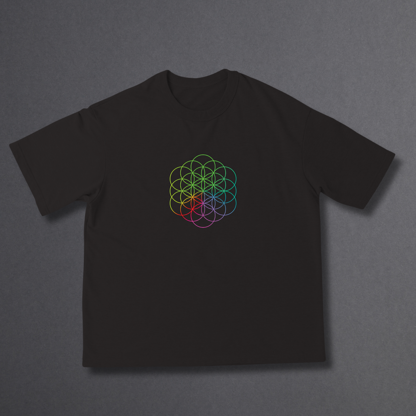 COLDPLAY MUSIC OF SPHERES OVERSIZED TSHIRT