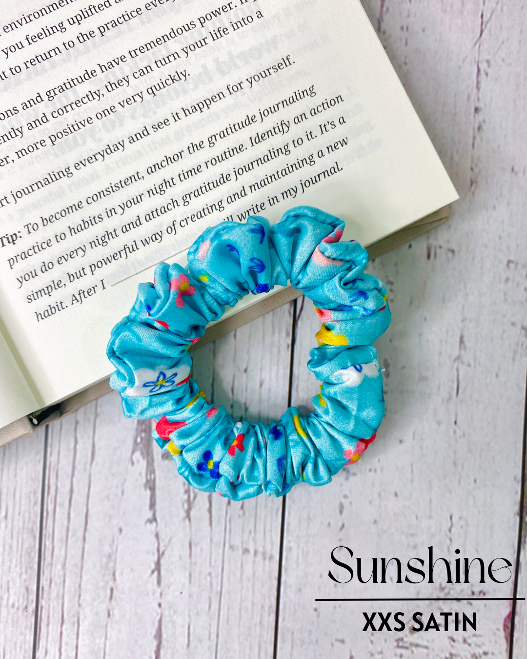 SUNSHINE - PREMIUM SATIN HAIR SCRUNCHIE