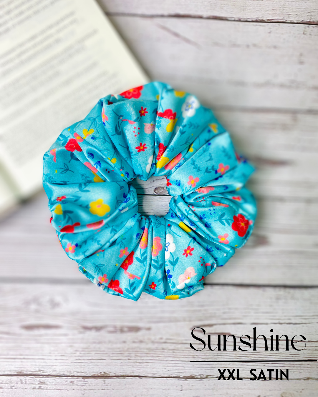 SUNSHINE - PREMIUM SATIN HAIR SCRUNCHIE