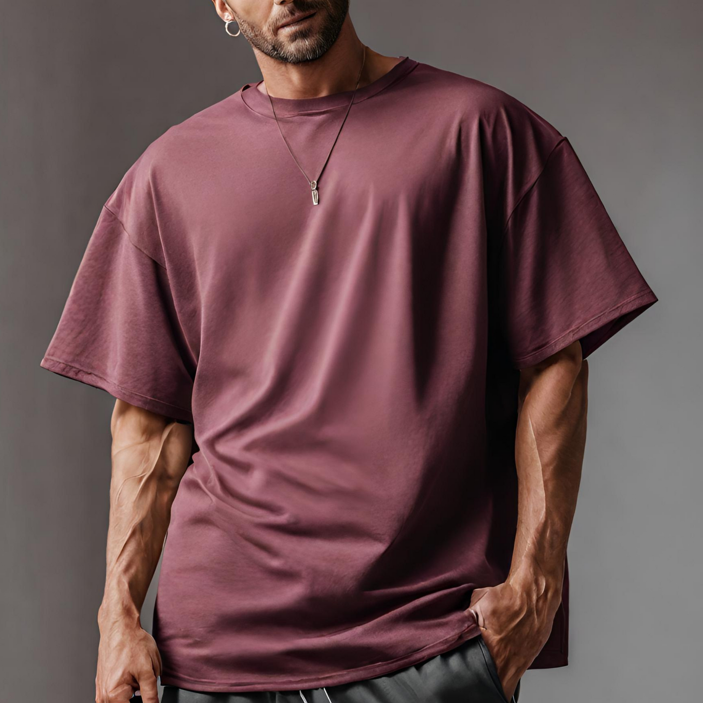 ROSE - SOLID OVERSIZED TSHIRT