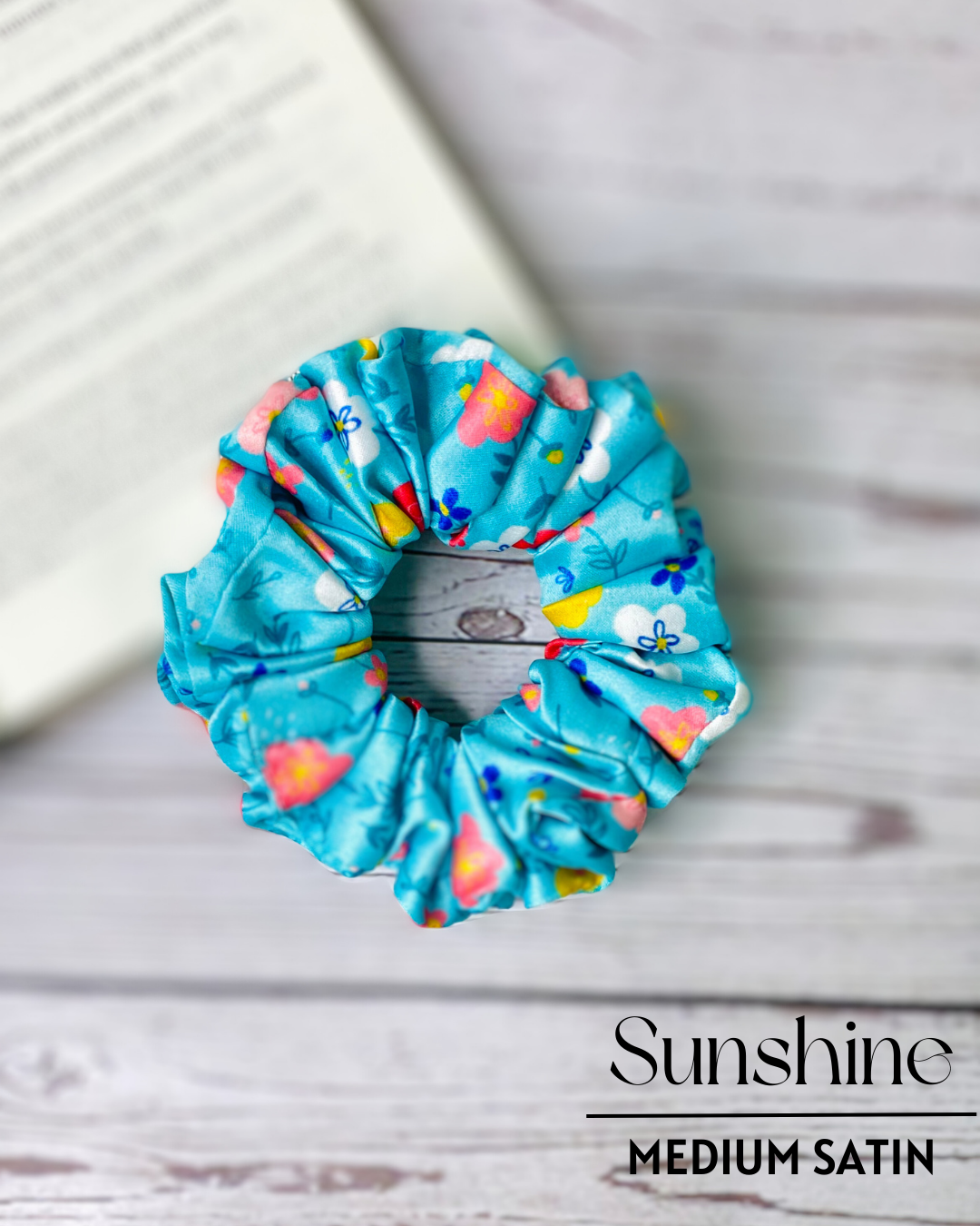 SUNSHINE - PREMIUM SATIN HAIR SCRUNCHIE