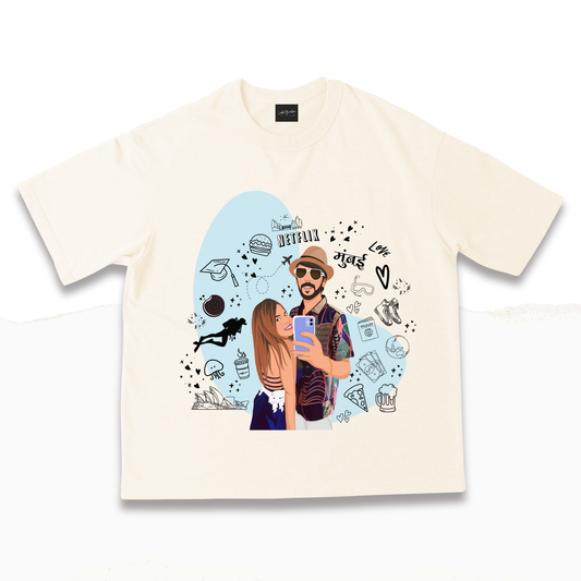 CUSTOM PORTRAIT TSHIRT + PORTRAIT DIGITAL ART