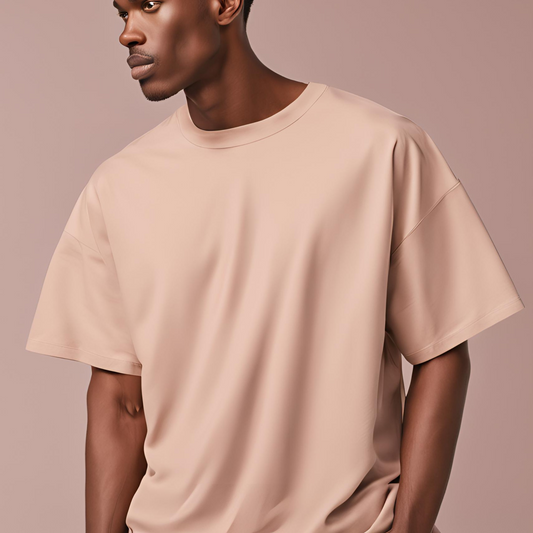 LATTE - SOLID OVERSIZED TSHIRT